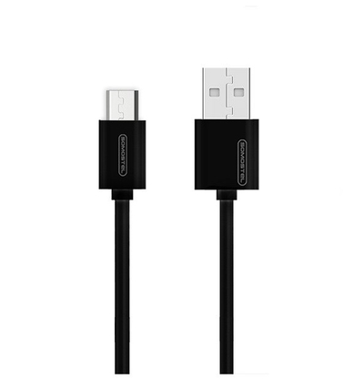 Kabllo USB Somostel SMS-BP02, microUSB, 3.1A, 1.2m, e zezë