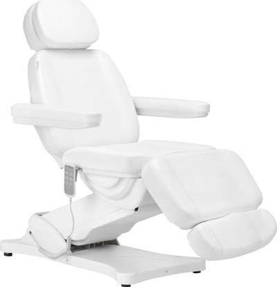 Karrige kozmetike elektrike Sillon Classic, 4 motorë, cradle i bardhë