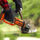 Mulli këndor Black&Decker BCG720N, me bateri 18V, disk 125mm, zi portokalli
