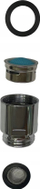 Reduktues rubineti Ferro 17012, M22x1 në 1/2", bronz i kromuar, me ajrosës