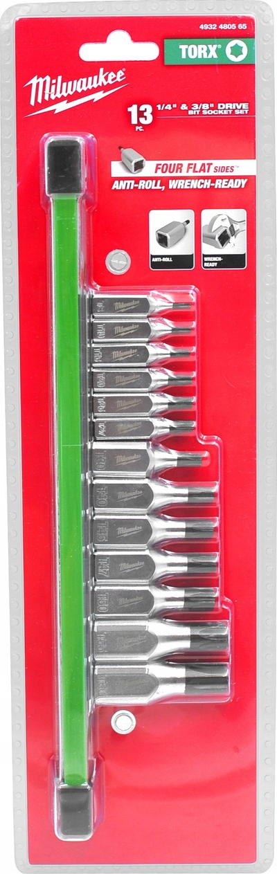 Set çelësash TORX Hikoki SCHAFT, 13 copa, 1/4" dhe 3/8", ngjyrë argjendi