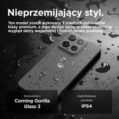 Мобилен телефон Моторола Мото G15 Пауер, 8GB RAM, 128GB, сив