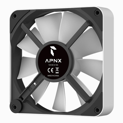Ventilator APNX FP2-120 PWM, 120 mm, ARGB, 1800 rpm, i bardhë