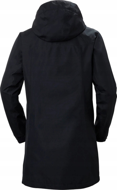 Pallto goca Helly Hansen W Aden Insulated Coat, që s’e kap uji, me kapuç, blu e errët
