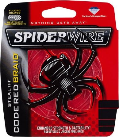 Litar peshkimi Spiderwire Stealth Code, 0.30mm, 110m, i kuq