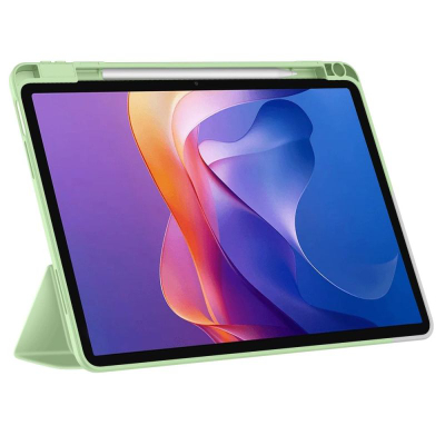 Mbulesë tableti Tech-Protect SmartCase Pen për Xiaomi Redmi Pad 2 11", me wake/sleep, jeshile Matcha