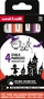 Set markera shkumësi Uni-ball Chalk Marker PWE-5M, 4 copë, Halloween
