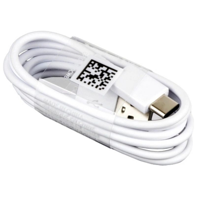 Кабел за полнење Samsung USB A во USB C, 1.5m, бел