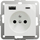 Priza Schneider Sedna Design SDD111072, me USB A+C, 3A, e bardhë