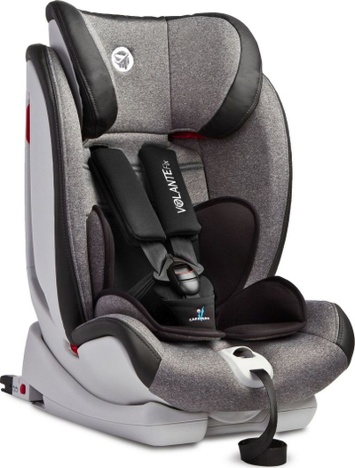 Ulëse makine Caretero Foletik VolanteFix, për fëmijë 9-36 KG, e hirtë