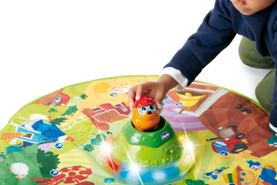 Tapet loje elektronik Chicco Fit & Fun Free the Mole, diametër 68 cm, me drita dhe melodi, shumëngjyrësh