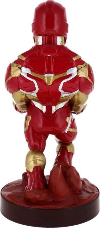 Mbajtëse telefoni dhe kontrollori Marvel Cable Guy Iron Man, figurinë zbukuruese, e kuqe me ari