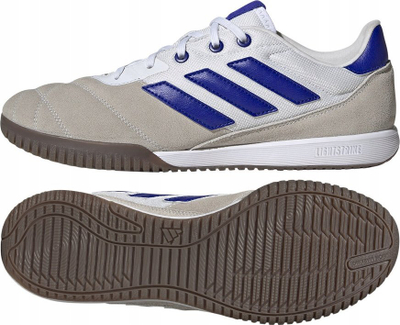 Këpucë futbolli për sallë Adidas Copa Gloro IG8747, për burra, taban gome, të bardha