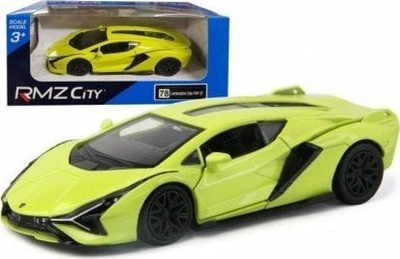 Maket makine Daffi Lamborghini Sian RMZ, metal, e gjelbër
