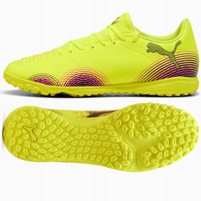 Këpucë futbolli Puma Future 8 Play TT M 108378 03, për bar sintetik, për burra, shumëngjyrëshe