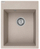 Lavaman kuzhine Laveo Maranello, granit, 440x570 mm, bezhë