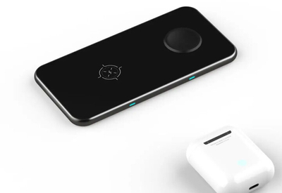 Karikues wireless SWISSTEN 2në1, i zi