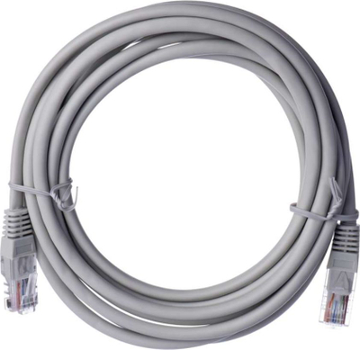 Kabllo rrjeti EMOS RJ45, 3m, UTP CAT5e, gri