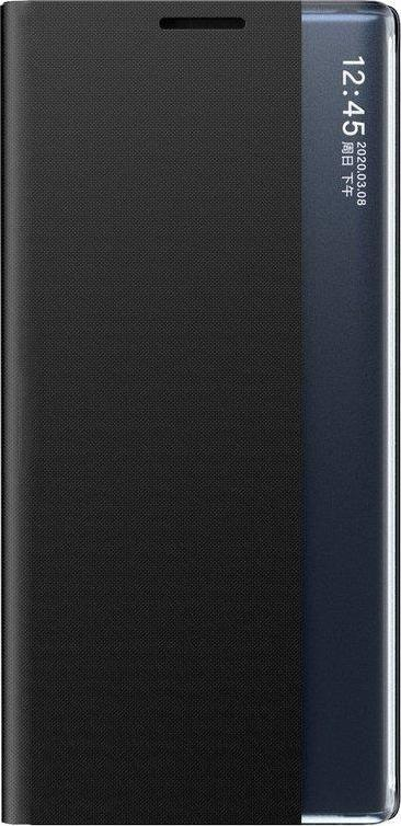 Këllëf telefoni për Samsung Galaxy A33 5G, kapak palos, bëhet si qëndër, ngjyrë e zezë