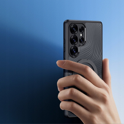 Футрола за телефон Dux Ducis Aimo Mag за Samsung S25 Ultra, MagSafe, црна