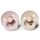 Memë qetësuese Bibs Hevea Blush Vanilla, 2 copë, 6m+