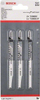 Set sharra me teh Bosch 2607010593 Extra Clean, për dru të fortë, 3 copa