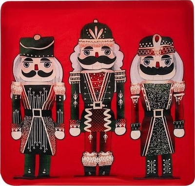 Jastëkmbulesë dekorative Ruhhy Nutcracker, 40x40 cm, poliester, shumëngjyrëshe