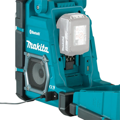Radio kantieri Makita DMR300, me Bluetooth, IP64, blu