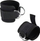 Rrip për kyçin e këmbës për palestër Ankle Strap, set me 2 copë, me jastëk neopren, ngjyrë e zezë