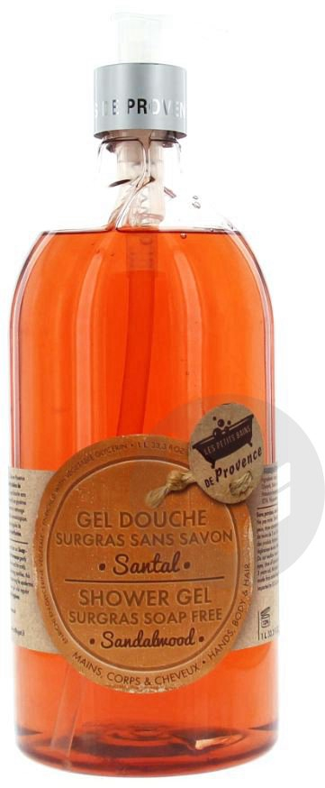 Sapun lëng Les Petits Bains De Provence, 1L, sandel