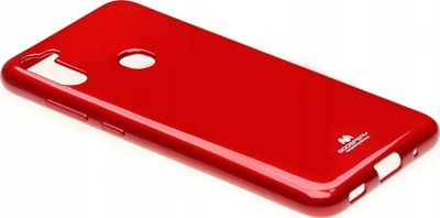 Kllëf telefoni Mercury Jelly për Samsung Galaxy A11 M11, TPU, me xham mbrojtës 9H, i kuq