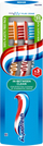 Furça dhëmbësh Aquafresh In-Between Clean Medium Trio, set me 3 copë, me ngjyra të ndryshme