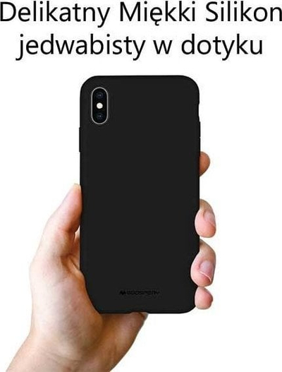 Futrollë silikoni Goospery Mercury për iPhone 14 Pro Max, blu marinë