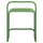 Stol Intrepid prej alumini 40x38x42,5-55Hcm (HM6326.07), gjelbër