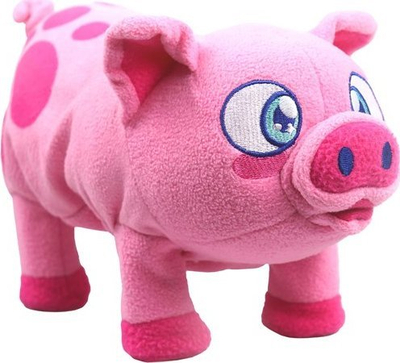 Lodër interaktive Amo Toys Happy Pets Party Animal Piglet, me muzikë edhe valle, rozë