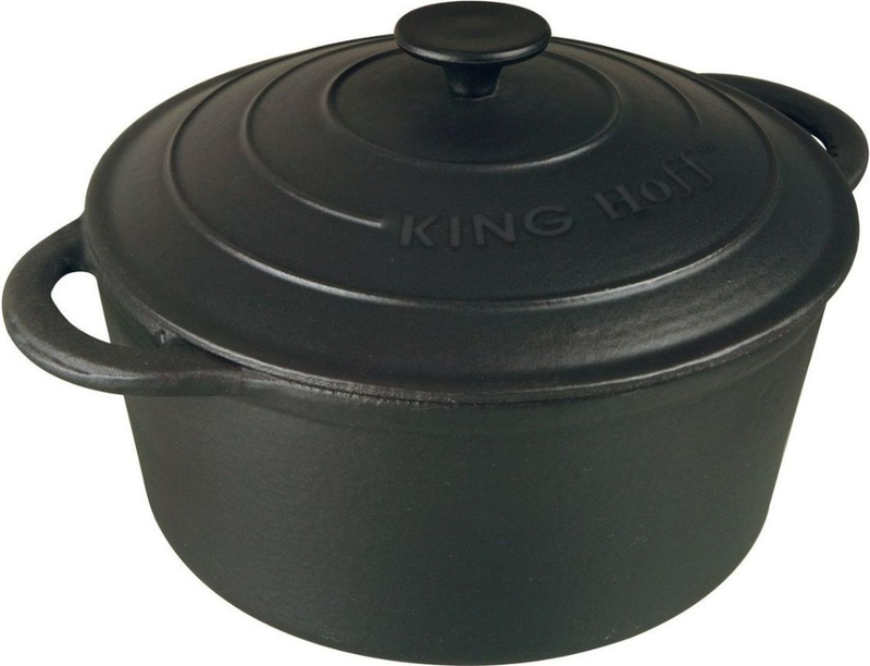 Tigan me kapak KingHoff KH-2253, 22cm, 2.4L, gize, i zi