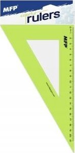 Триаголник линијар MFP Colours 5310117, 21cm, агли 30° 60° 90°, повеќебоен