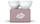 Set tasa porcelani FIFTYEIGHT PRODUCTS TASSEN Medium No. 3, 6.5 oz, me dizajn Tasty dhe Snoozy, të bardhë