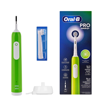 Furçë dhëmbësh elektrike Oral-B Junior Pro, për fëmijë 6+, jeshile