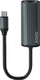 Adapter USB Savio AK-56, USB-C 3.1 Gen 1 në RJ-45 Gigabit Ethernet, gri e errët