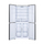 Frigorifer me ngrirës Sam Cook PSC-WG-1010B, Side by Side, No Frost, 401L, i zi