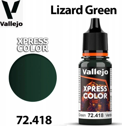 Bojë akrilike Vallejo Game Color Xpress VJP72418, 18 ml, Lizard Green