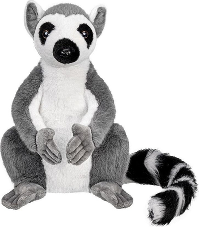Lodër plushe Beppe Lemur, 33cm, gri