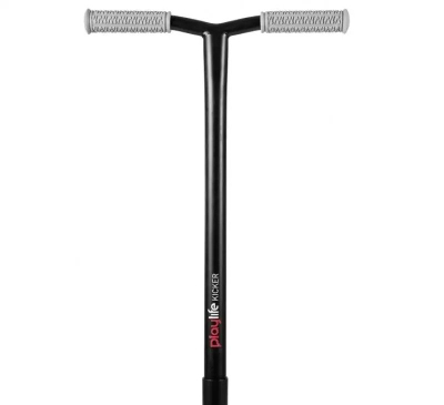 Trotinet akrobatik Playlife Kicker Smoke, 82 cm, alumini, i zi gri
