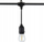 Drita dekorative Light String LG1000020, 20 LED, 12.5 m, kabëll i zi, dritë e bardhë e ngrohtë