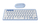 Set tastierë dhe maus Havit KB279GCM, wireless, i bardhë/ kaltër