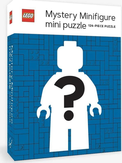 Puzzle LEGO Mystery Minifigure Mini, 126 copa, edicioni blu