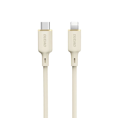 Kabllo kariku Duedao L7SCL USB C në Lightning, 30W, 1m, ngjyrë bejxhe