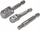 Set adapterësh për kapëse, 3 copa, 1/2" 3/8" 1/4", metalik