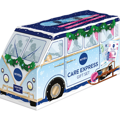 Set dhuratë Nivea Care Express Gift Set, 4 elemente